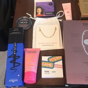 FabFitFun and Ipsy extras. Never used.